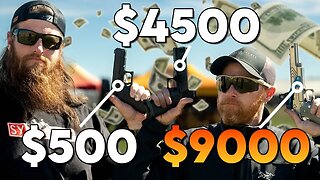 $500 vs $4500 vs $9000 Pistols - Who Wins?