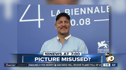 Woody Harrelson's photo used to catch a thief?