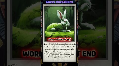 Moss Creature: Creature Bio - Original Dark Fantasy/Sci-Fi RPG World short Lore video
