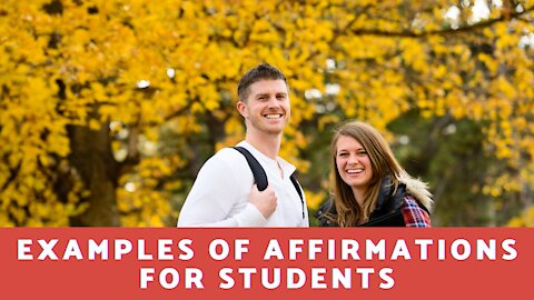 What Are Some Examples of Affirmations For Students?