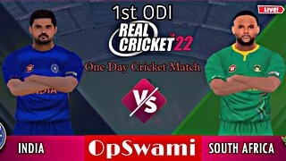 🔴LIVE : IND Vs SA Live 1st ODI | India vs South Africa Live | Live Game & Commentary– OpSwami live