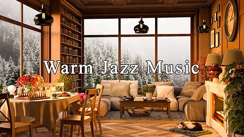 Jazz Instrumental Music for Relaxation, Study and Work ☕ Cozy Coffee Shop Ambience & Warm Jazz Music