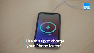 Use this trick to charge your iPhone faster!