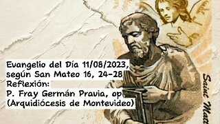 Evangelio del Día 11/08/2023, según San Mateo 16, 24-28 - P. Fray Germán Pravia, op