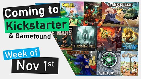 📅Upcoming Boardgames | Slay the Spire, Oceans, Thinning Veil, Roll Player Adventures