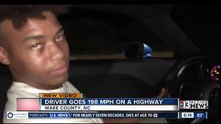 Man drives 198mph on NC highway