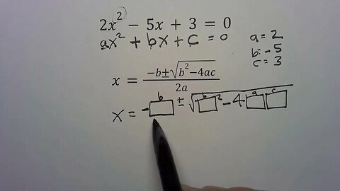 How to Solve an Equation Using the Quadratic Formula