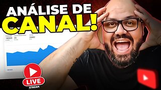 [🔶ANÁLISE DE CANAL AO VIVO] LIVE SURPRESA PARA ANALISAR CANAIS!