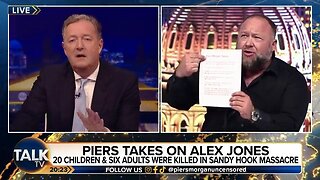 Alex Jones Vs. Inbred Brit, Pierce Morgan (1/12/23). Alex Proves 100% That Our Water is Turning Frogs Gay + Once and for All: This is What Happened at Sandy Hook —End of Story— We Can All Let it Go Now! (Must See Til the End to Find Out)