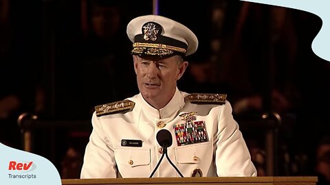 Admiral McRaven Leaves the Audience SPEECHLESS | One of the Best Motivational Speeches