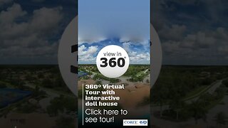 360° Virtual Tour with interactive doll house
