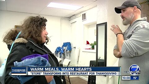 Denver man serving hope to the homeless on Thanksgiving