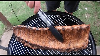 Baby Back Ribs Cooked In Under 3 Hours | Weber Smokey Mountain