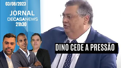 DINO CEDE A PRESSÃO