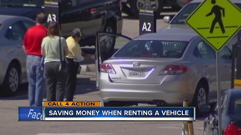 Saving money when renting a vehicle