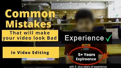 Common Mistake in Video Editing I Adobe Premiere Mistakes
