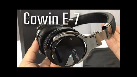 Cowin E-7 Active Noise Cancelling Wireless Bluetooth Over-ear Stereo Headphones Review