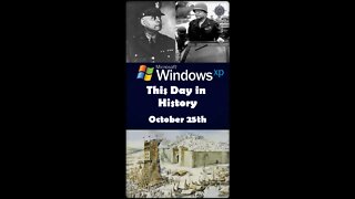 This Day in History: October 25