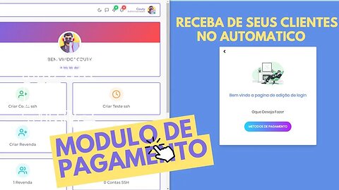 como instalar painel web na hospedagem e ativar o modulo de pagamento