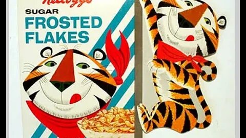 1960 Kelloggs Frosted Flakes Ad With Tony the Tiger