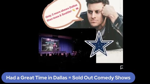 Comedy Week in Dallas (comedian K-von says Tanx for Sold Out Shows)