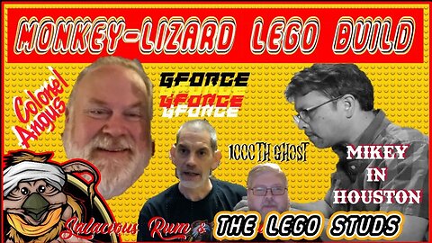 LEGO STAR WARS BUILD - LIVE : Salacious Rum and the LEGO STUDS!