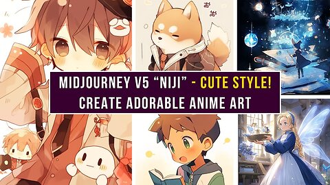 Midjourney V5 - Discover the Power of Cute Style: Create Adorable (Kawaii) Anime Art