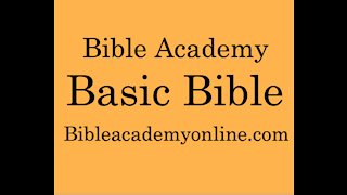 Basic Bible Lesson 9