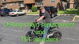 2022 Honda Grom- Chain replacement and TST chain adjusters