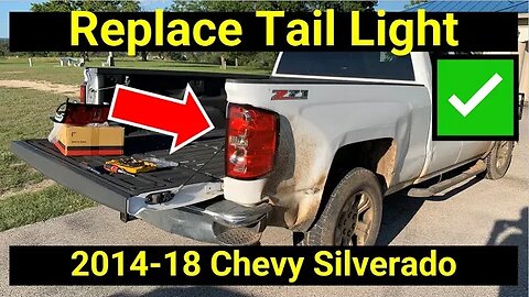 ✅ How to Replace the Tail Light on Just About any Pickup Truck (example 2014-18 Chevy Silverado)