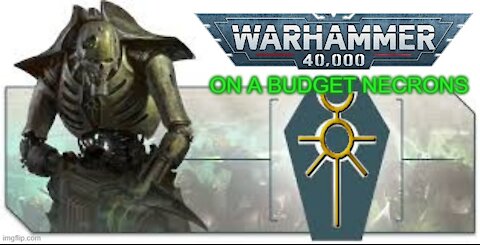 Warhammer 40k On A Budget Spooky Skeleton Edition