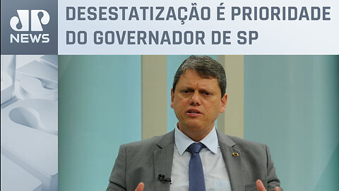 Tarcísio discute privatização da Sabesp com prefeitos