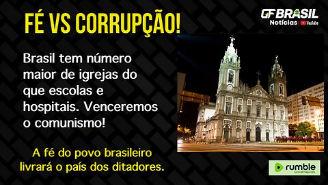 Brasil tem número maior de igrejas do que hospitais e escolas. Fé vs corrupção no Brasil!