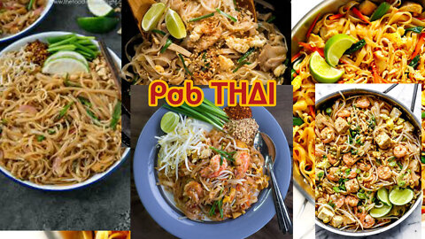 What are Pad Thai noodles made of?