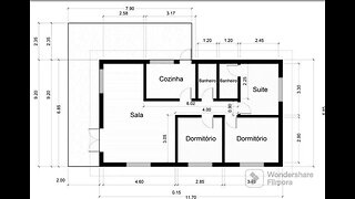 ✅planta baixa de casa teria 9x17⏭️⏯️◀️⏪⏮️