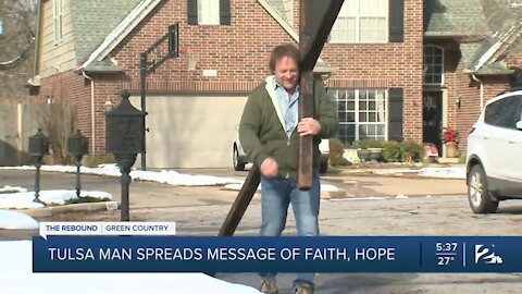 Tulsa man spreads message of faith and hope