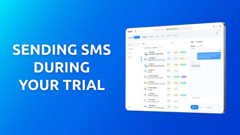 Sending SMS During Your Trial