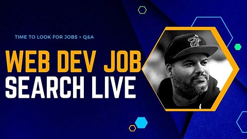 Web Developer Job Search Live + Q&A