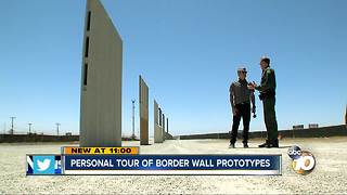 Personal tour of border wall prototypes