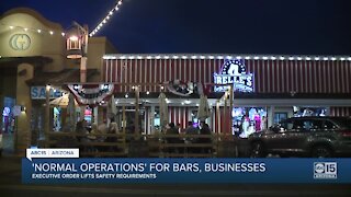 Normal operations' for bars and businesses under Ducey's executive order