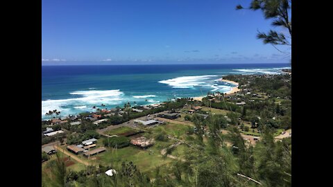 Ehukai Pillbox hike, Oahu, Hawaii, circa November 2019