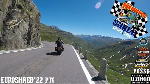 Perfect riding conditions for our Harley-Davidsons | Old St Gotthard Pass in the Alps | Euroshred