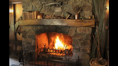 Fireplace Sounds – 1 hour of Burning and Crackling Fire Sounds for Sleep and Meditation