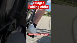 Budget Folding eBike #ebike #electricbike #ebikelife