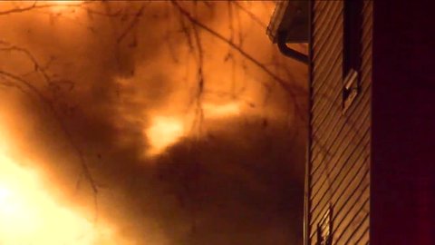 Crews battle several garage fires in the Elmwood Village