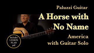 America A Horse With No Name Guitar Lesson [Rhythm Strum Solo]