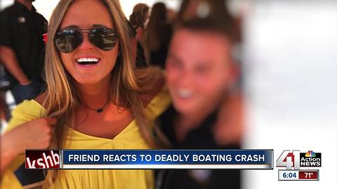 Friend reacts to deadly boating crash