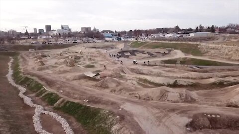 Bikers continue to progress at the new bike skills park in Boise