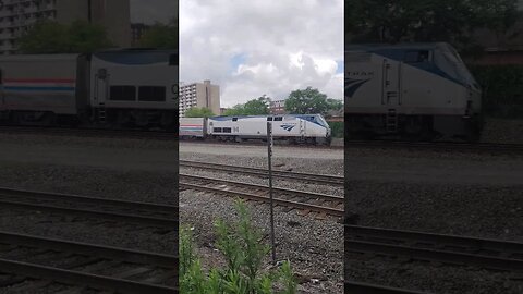 the Pennsylvanian in Altoona #train #shortshorts #amtrak #short #passenger