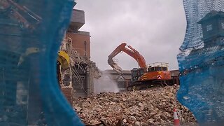 Demolition of the Galleries shopping centre in Wigan 2023. (part 4)